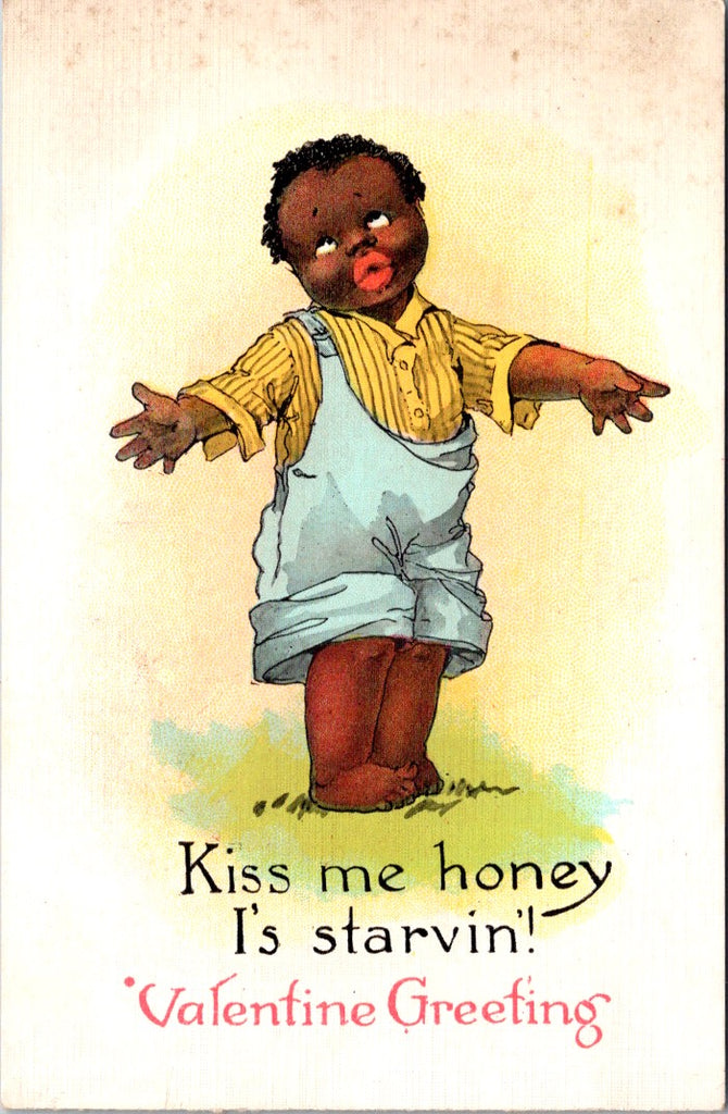 Black Americana - Vintage African American postcard (original SOLD) F23103