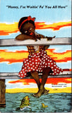 Black Americana - Vintage African American postcard (original SOLD) F23104