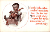 Black Americana - Vintage African American postcard (original SOLD) - F23108