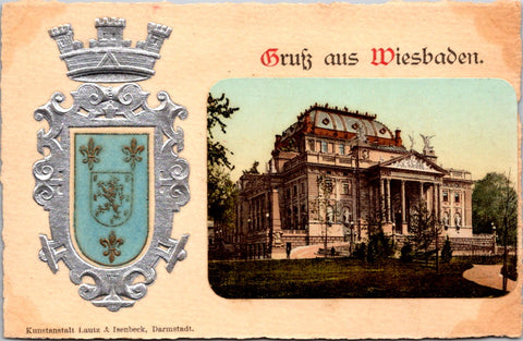 Foreign postcard - WIESBADEN, Germany - Gruss Aus - F23160