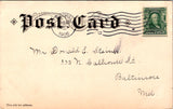 MA, WINTHROP - Crystal Cove, Yacht Club, shoreline - 1906 postcard - FF0061