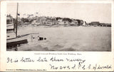 MA, WINTHROP - Crystal Cove, Yacht Club, shoreline - 1906 postcard - FF0061