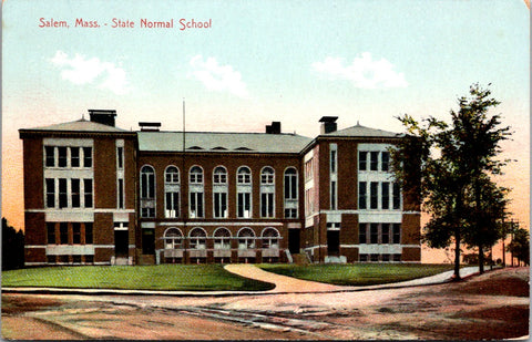 MA, Salem - State Normal School - Hugh C Leighton Co #30120 postcard
