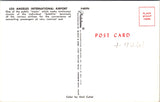 CA, LOS ANGELES - International Airport public Trams closeup postcard - G17045