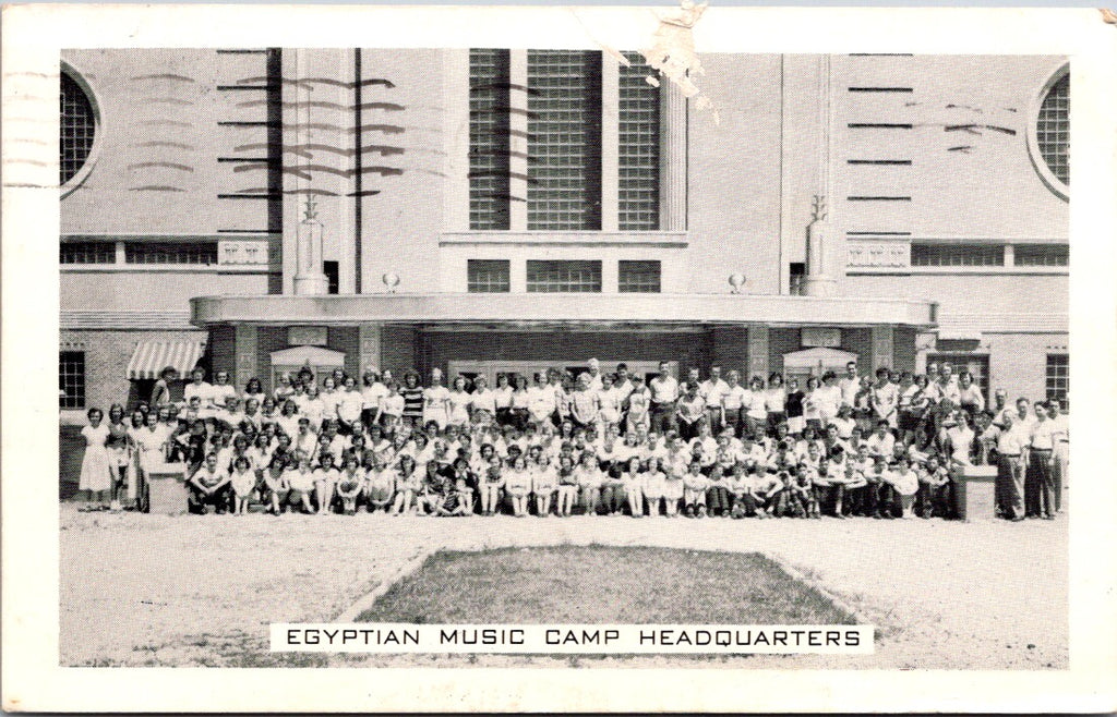 IL, Du QUOIN - Egyptian Music Camp Headquarters State Fairgrounds postc
