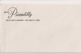 NY, NEW YORK - Hotel Piccadilly letterhead, envelope, Monthly Guide - G17102