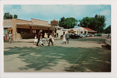 IN, WINONA LAKE - Eskimo Inn Restaurant, street scene postcard - G18009