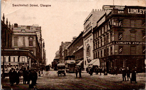 Foreign postcard - GLASGOW, Scotland - Sauchiehall St - G18044