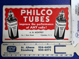 NJ, COLUMBUS - PHILCO tubes / A N Montrey advertising blotter - G18045