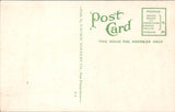 CA, VENICE - Canal view with long boats and passengers postcard - GR0133