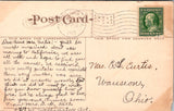 CA, SANTA ANA - City Hall, bikes lined up, fire hydrant - 1910 postcard - H03069
