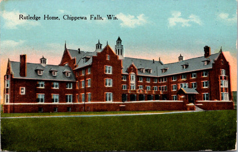 WI, CHIPPEWA FALLS - Rutledge Home -E C Kropp postcard - J03205