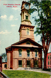 MA, SALEM - First Baptist Church postcard - J03250