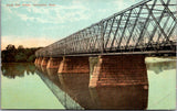 MA, SPRINGFIELD - North End Bridge from side - 1918 postcard - JJ0778