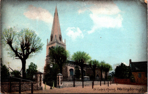 Foreign postcard - WELLINGBOROUGH, UK England St Lukes Church postcard - JR0041