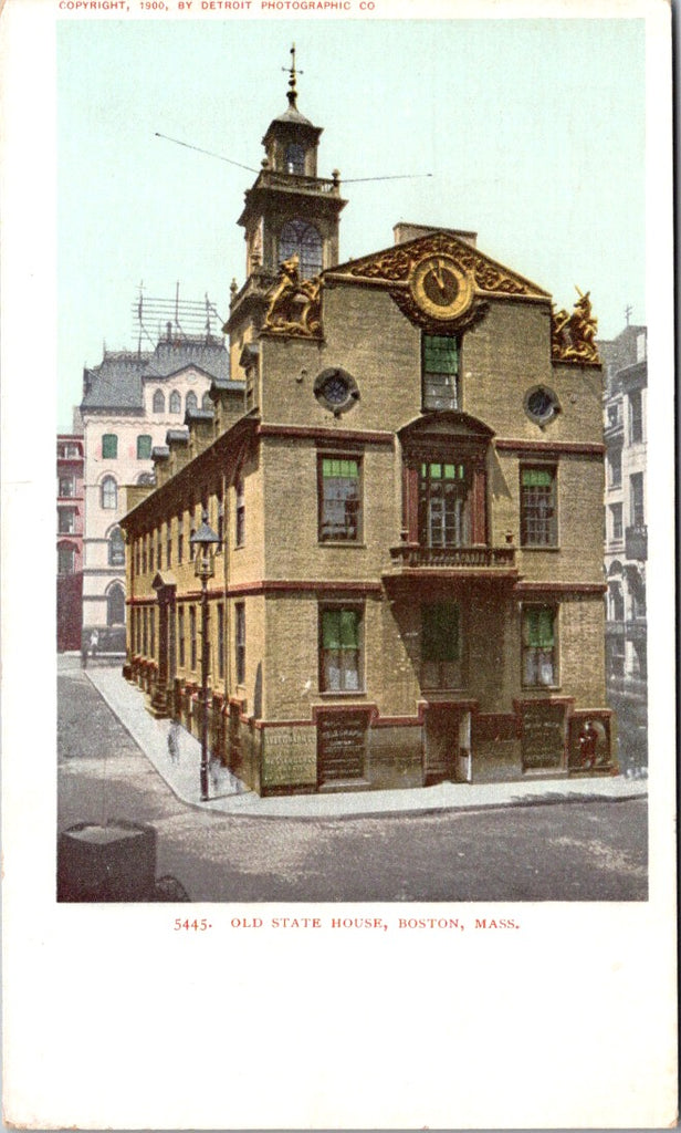 MA, BOSTON - Old State House - Detroit Photographic postcard - K03212