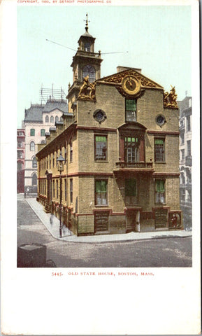 MA, BOSTON - Old State House - Detroit Photographic postcard - K03212