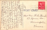CA, LOS ANGELES - Seventh St at Hill - 1955 Warner Bros postcard - K04166