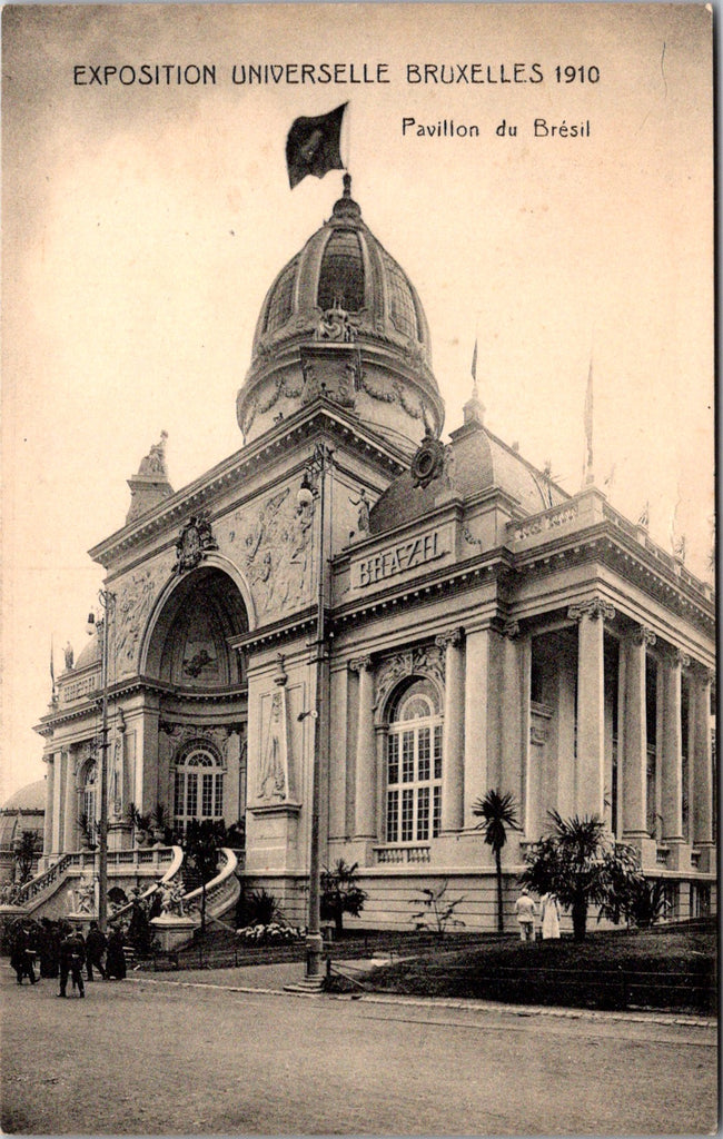 Foreign postcard - BRUXELLES, Belgium -  Exposition 1910 Pavillon du Bresil - K06