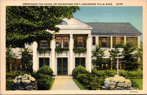 MA, SHELBURNE FALLS - Sweetheart Tea House postcard - MA0138