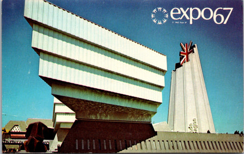 Canada - MONTREAL, QC - Expo 67 - Great Britain Pavilion postcard - MA0187