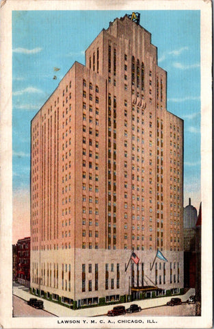 IL, CHICAGO - Victor F Lawson YMCA postcard