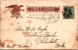 MA, COHASSET - Minnots Light House closeup - 1904 postcard - MB0076