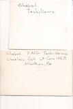 Military Man - Chapel - 7th Air Service Group, chaplin? - Real Photos - MB0471