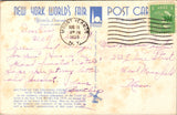NY, New York - Worlds Fair 1939 - Colonial Court of States postcard - NL0123