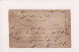 Canada - HAMILTON, ON - 1880 fancy killer on Canada Post Card - NL0388