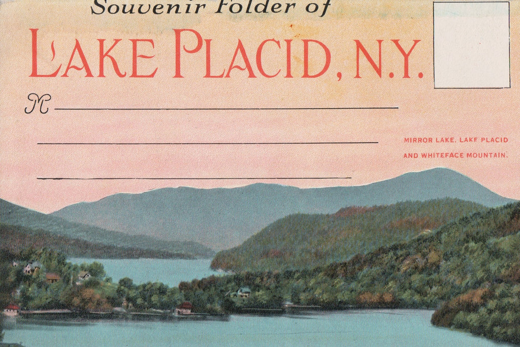 NY, LAKE PLACID - Souvenir Folder - NL0504