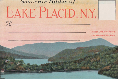 NY, LAKE PLACID - Souvenir Folder - NL0504