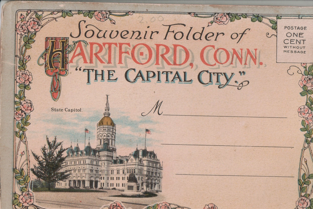 CT, HARTFORD - Souvenir Folder - NL0520