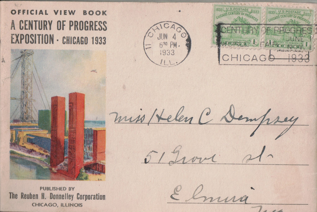 IL, CHICAGO - Century of Progress Exposition - Official View Book, 1933 - NL0540