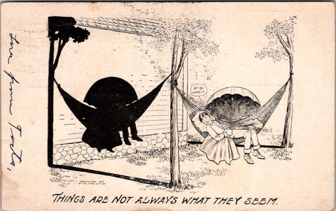 Greetings - Misc - I'M SO LONELY - Man in hammock - NL0551