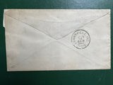 TN, NASHVILLE - The Nicholson 1887 envelope - RPO fancy cancel - NL0565