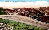 WY, YELLOWSTONE - Glacier Lake Curve, Yellowstone Park postcard - NL0588