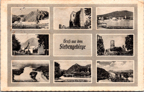 Foreign postcard - SIEBENGEBIRGE, Germany - Multi view - NL0683
