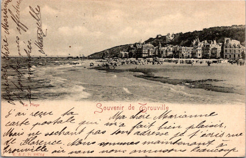 Foreign postcard - TROUVILLE, France - Souvenir of - NL0684