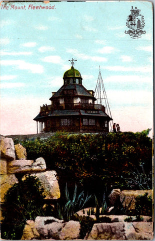 Foreign postcard - FLEETWOOD, England, lighthouse closeup - NL0685