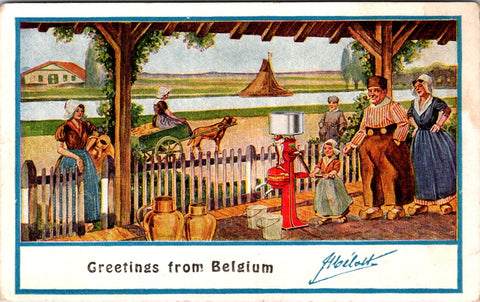 Foreign postcard - MAASTRICHT, Netherlands - Greetings from Belgium - NL0697