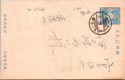Foreign postcard - JAPAN - plain card with Japanese writing - NL0715