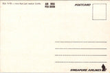 Plane postcard - SINGAPORE Airlines - 5 different card lot- NL0721
