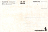 Plane postcard - SINGAPORE Airlines - 5 different card lot- NL0721