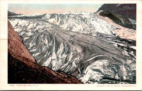 Canada - FIELD, BC - Yoho Glacier - Detroit Photographic Co postcard - NL0811
