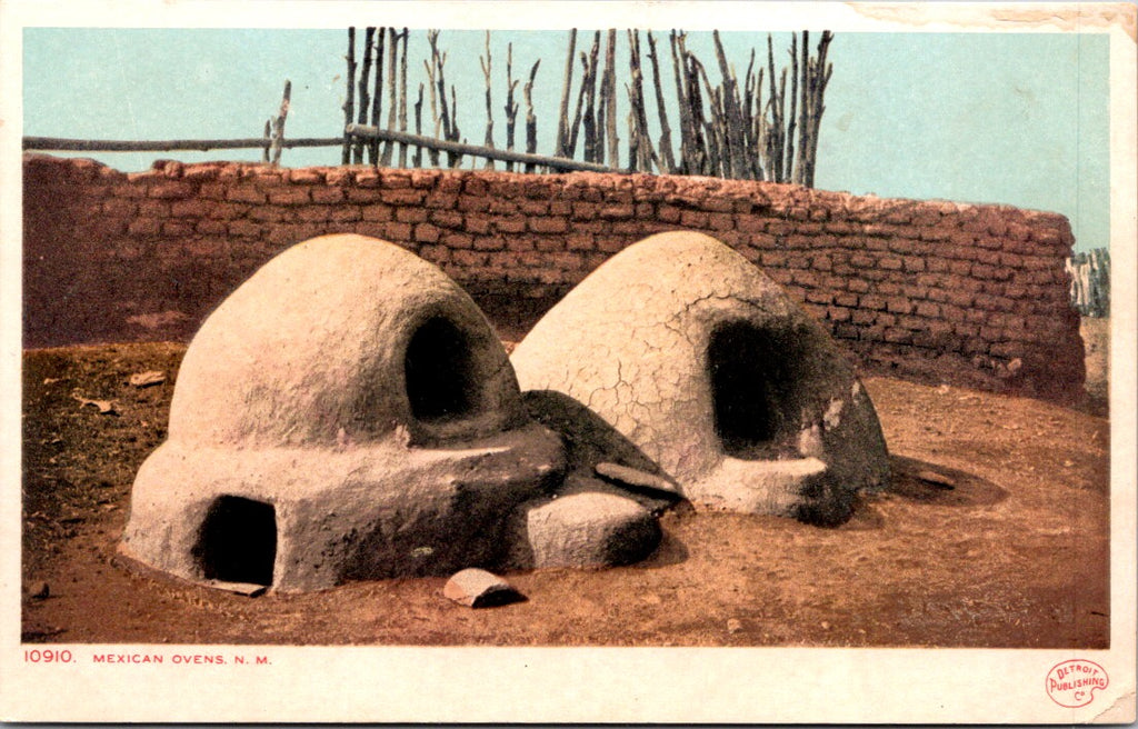 Unknown Location - MEXICAN OVENS (close up) - Detroit Publishing Co postcard - NL0824