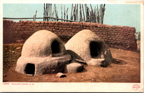 Unknown Location - MEXICAN OVENS (close up) - Detroit Publishing Co postcard - NL0824