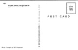 Plane postcard - CAPITAL Airlines, Douglas DC-6B - NL0886