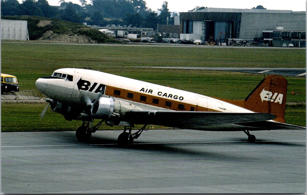 Plane postcard - BRITISH Island Airways, Douglas DC-3 - NL0904