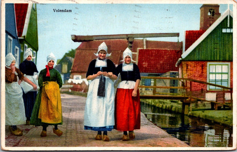 People - Native Dress - NETHERLANDS - Dutch women - NL0928